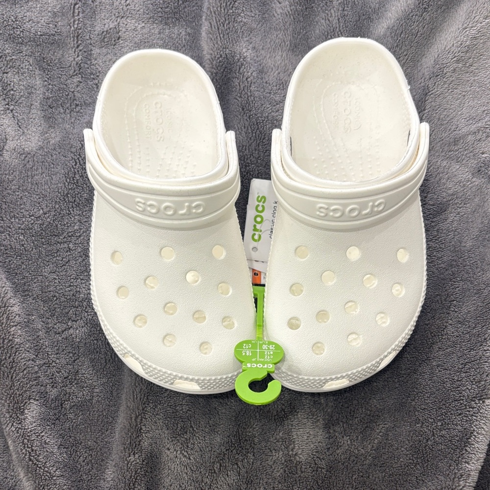 CROCS Kids Classic Clog - White
